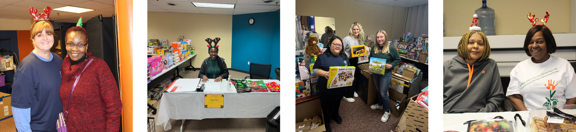 Staff and volunteers at Hildebrand's Holiday Market
